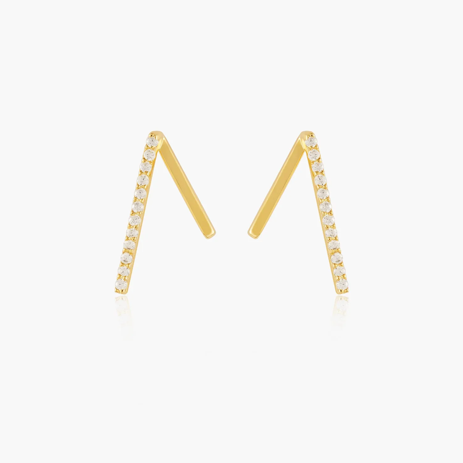 [-50%] V Stud Earrings