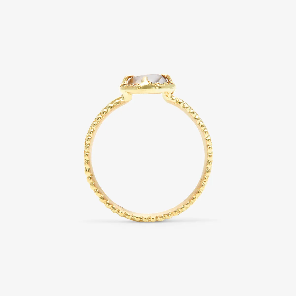 0.65 Carat 15th Anniversary One-of-a-Kind Brown Diamond Ring | BDR20-OOAK