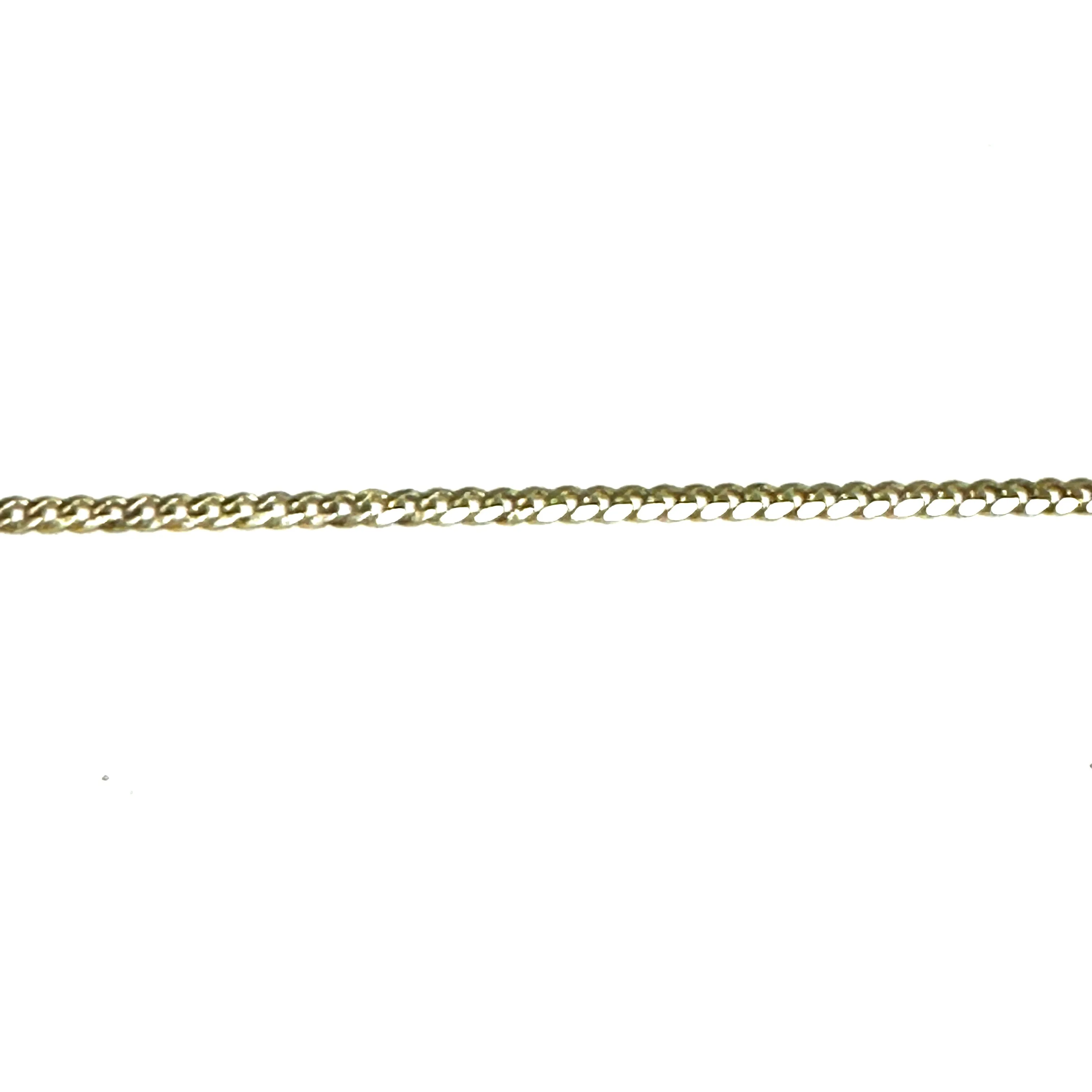 10K Yellow Gold (2mm) Concave Curb Bracelet 7.5"