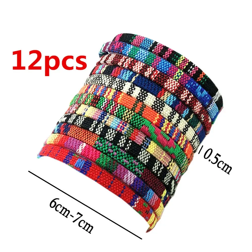 10pcs/Set Vintage Fashion Trendy Boho Bohemia Ethnic Wrap Couple Men Bracelet For Woman Bracelets Bangles Jewelry Sets