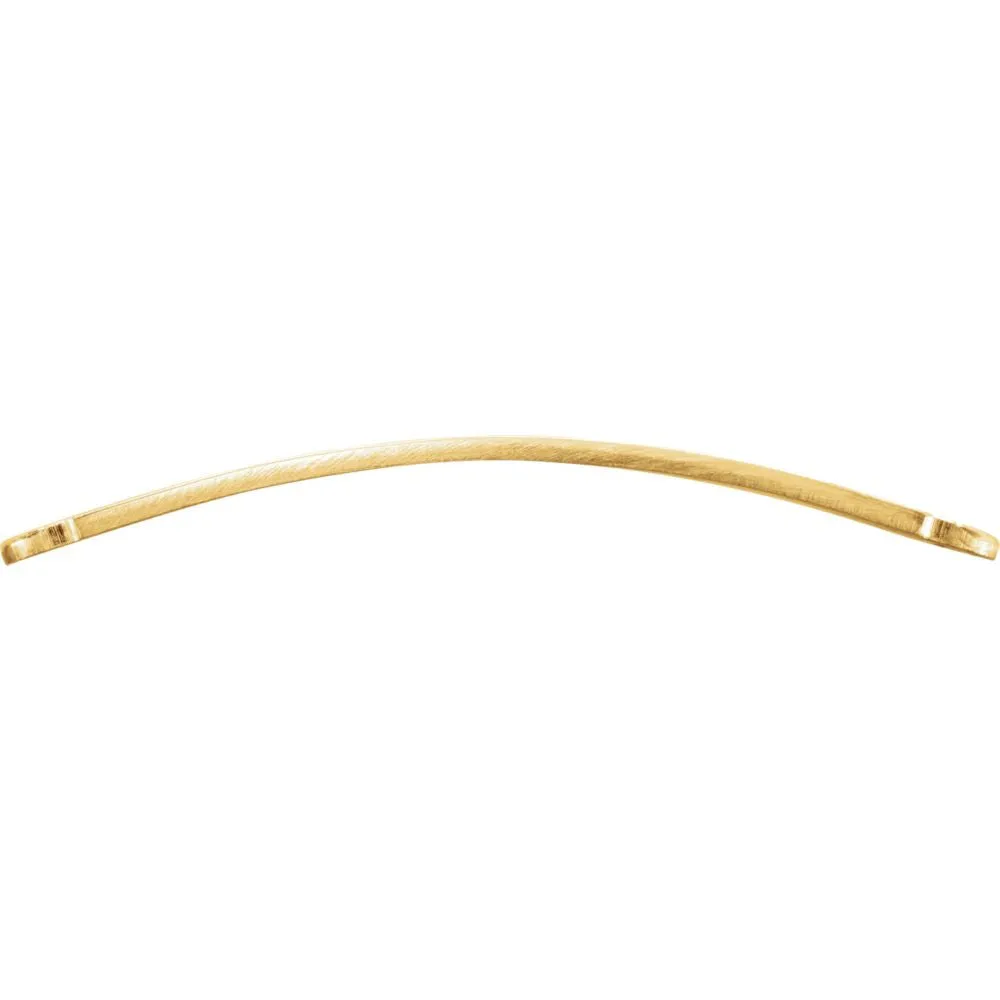 14k Yellow Gold Engravable Medical I.D. Plate