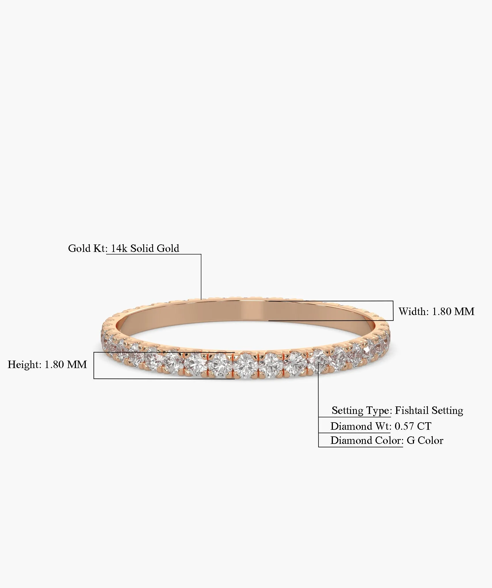 1.50 MM Forever Diamond Band