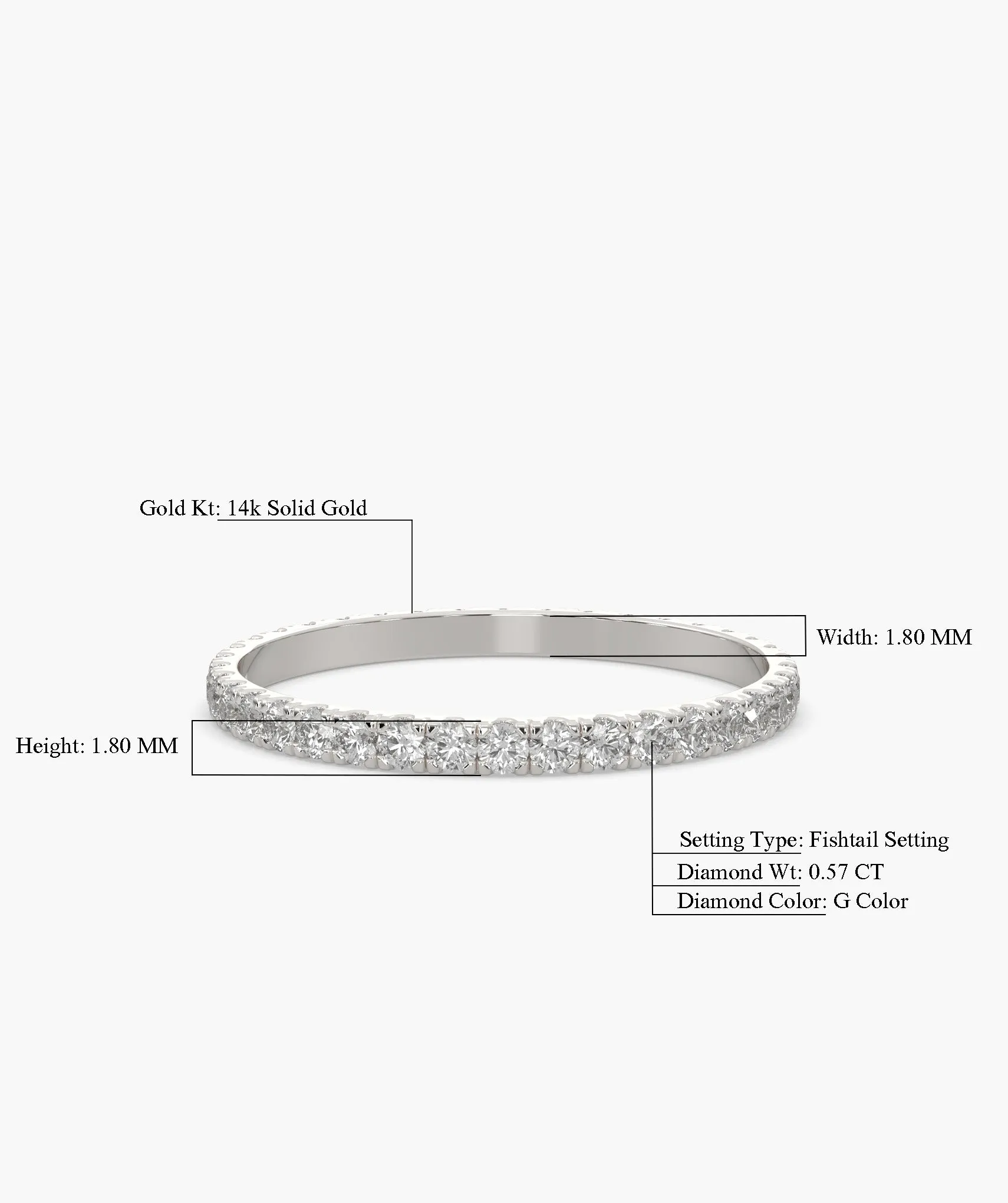 1.50 MM Forever Diamond Band