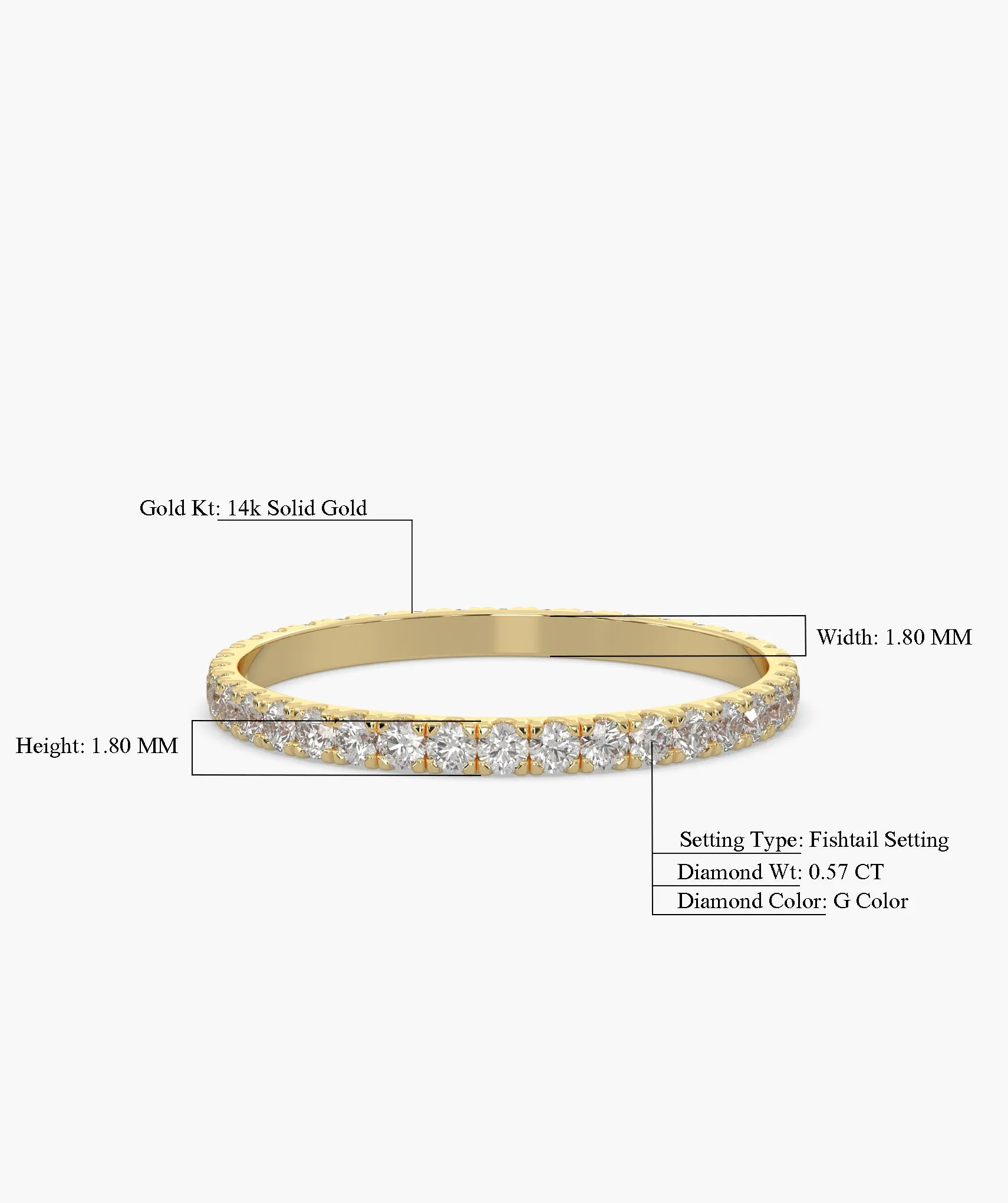 1.50 MM Forever Diamond Band