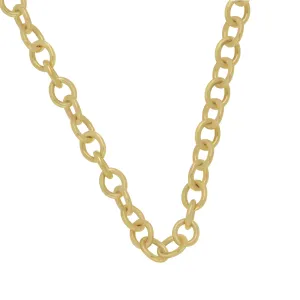 18k Yellow Gold 3.5mm Rolo Chain 24"