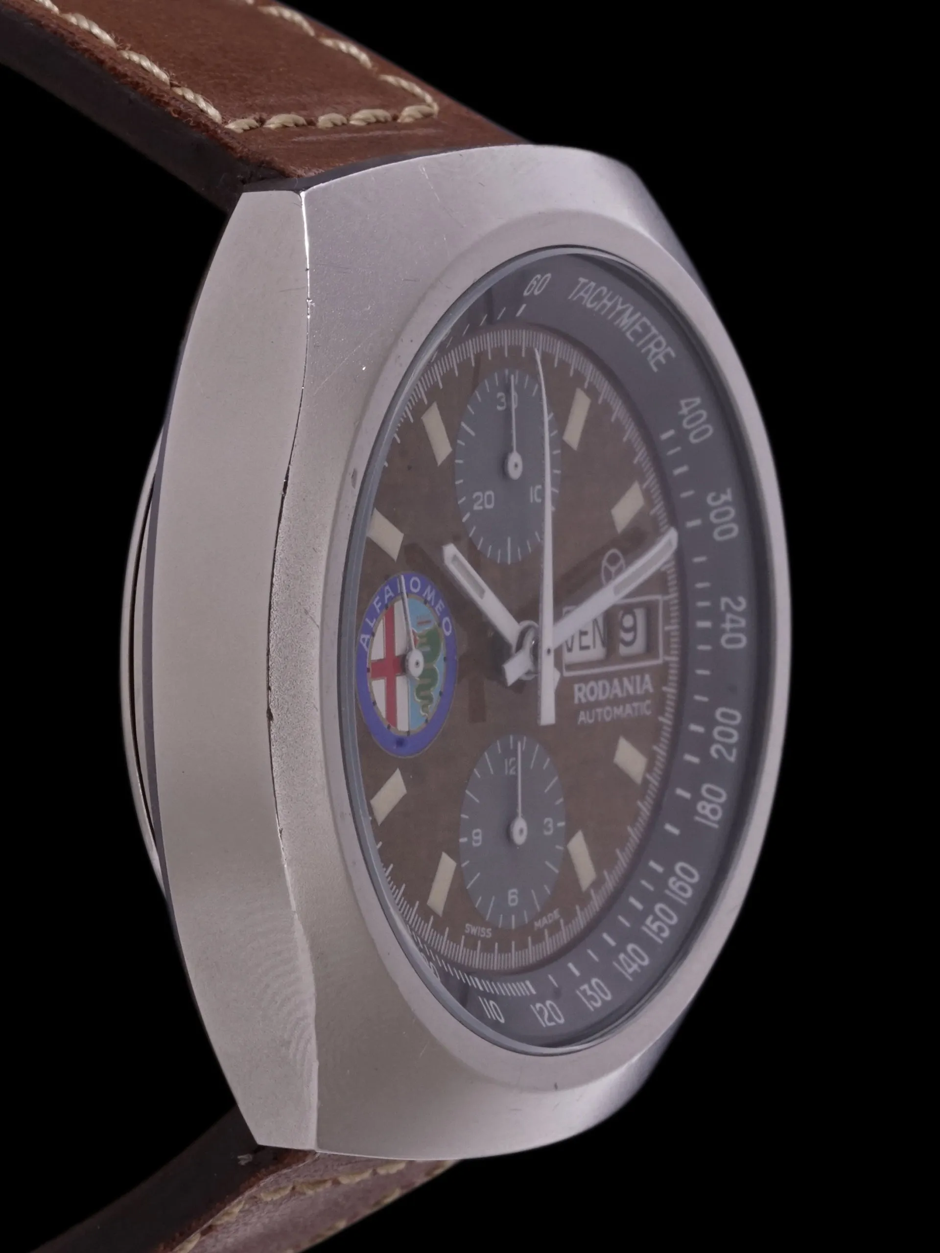 1980s Rodania For Alfa Romeo Chronograph (Ref. 3174.20) W/ Box