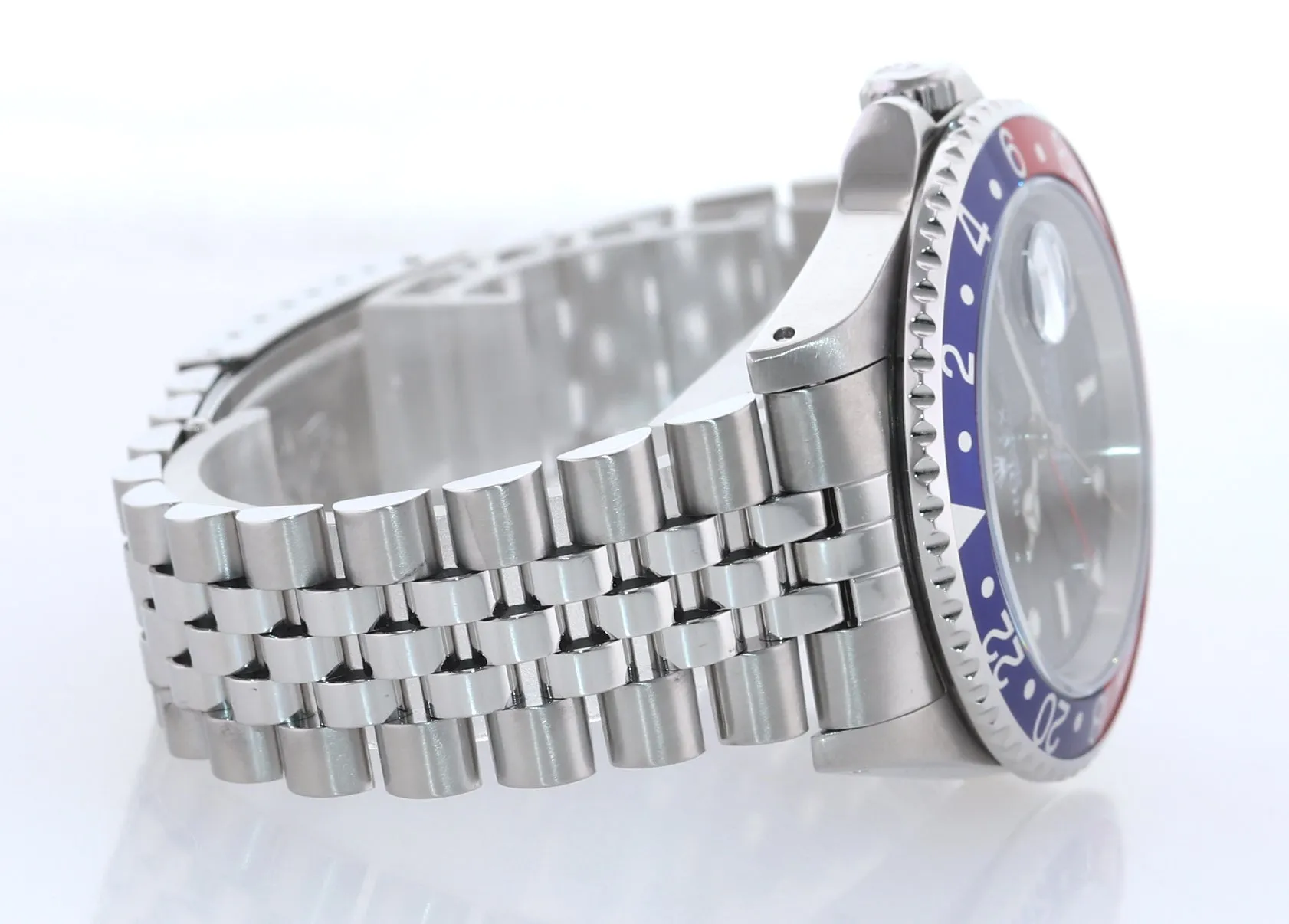 2001 Rolex GMT-Master Pepsi Blue Red Steel 16710 Jubilee Band 40mm Watch Box