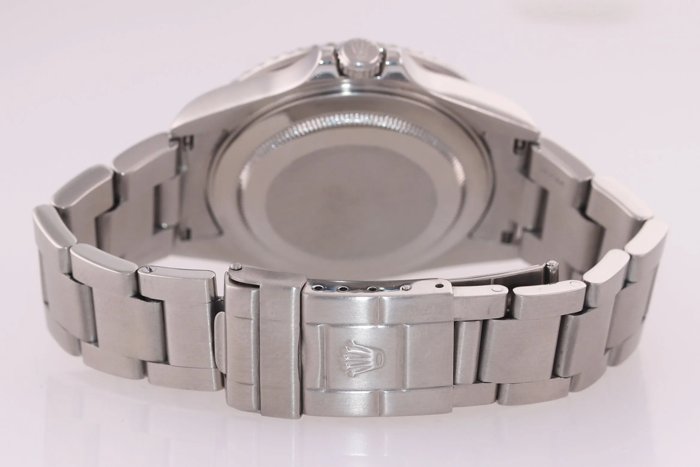 2003 Rolex GMT-Master 2 Pepsi 40mm Steel 16710 NO HOLES CASE Black Watch Box