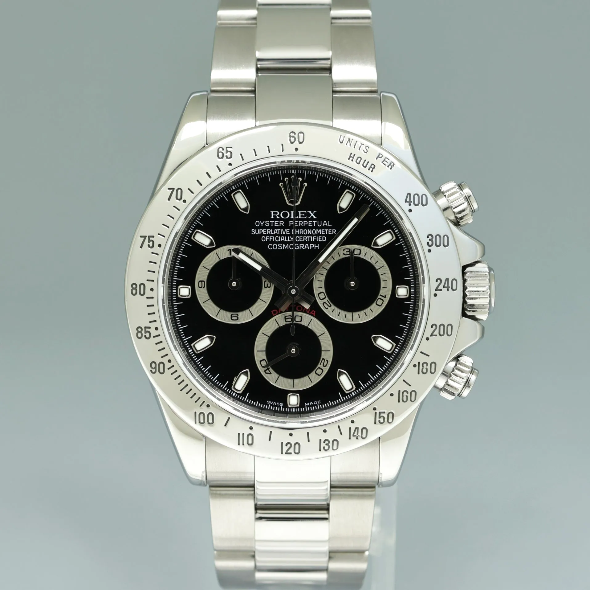 2007 MINT PAPERS Rolex Daytona 116520 White Chronograph Steel 40mm Watch Box