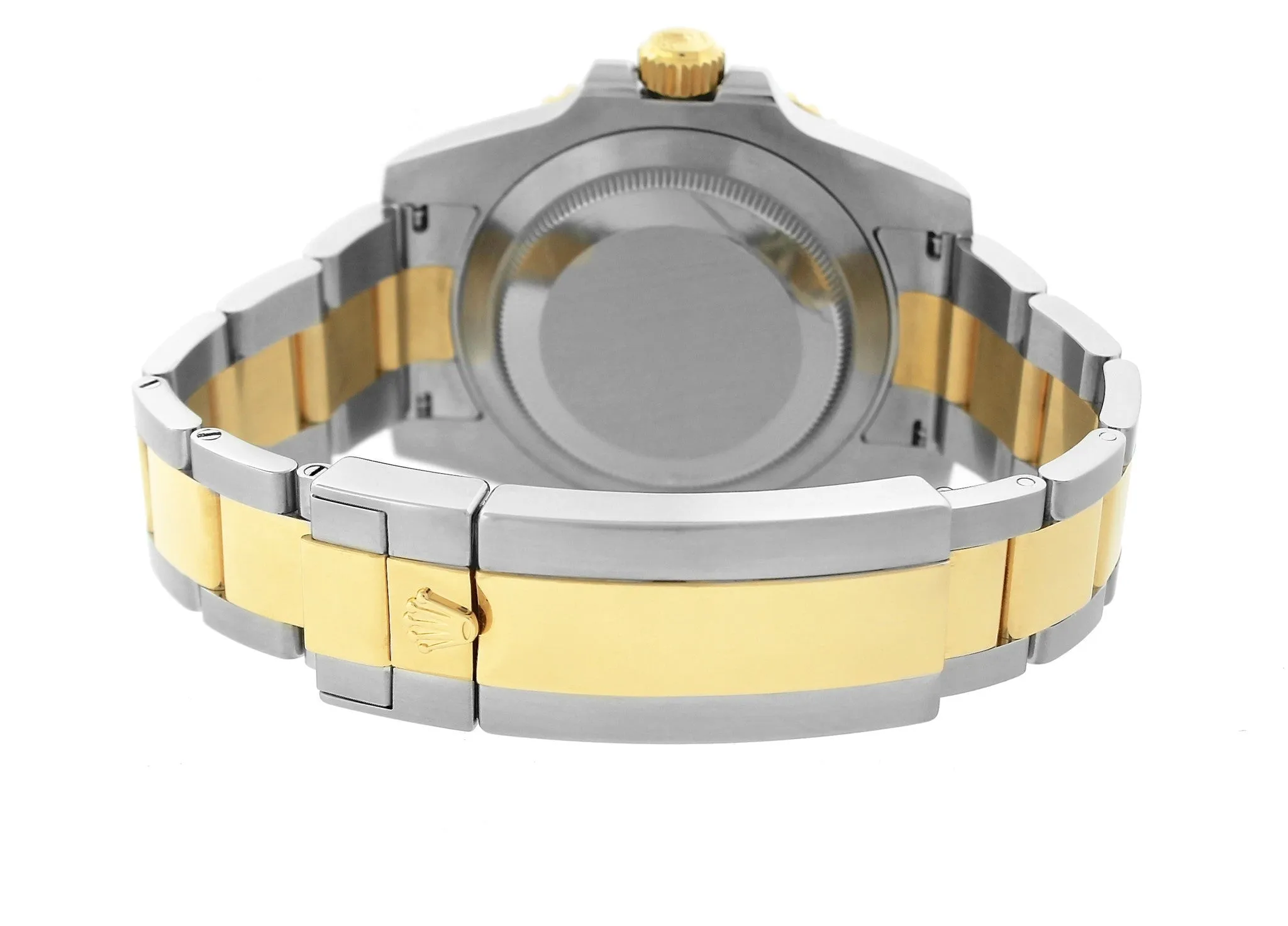 2017 MINT Rolex Submariner Ceramic 116613 N LN Two-Tone Gold Black Dive Watch