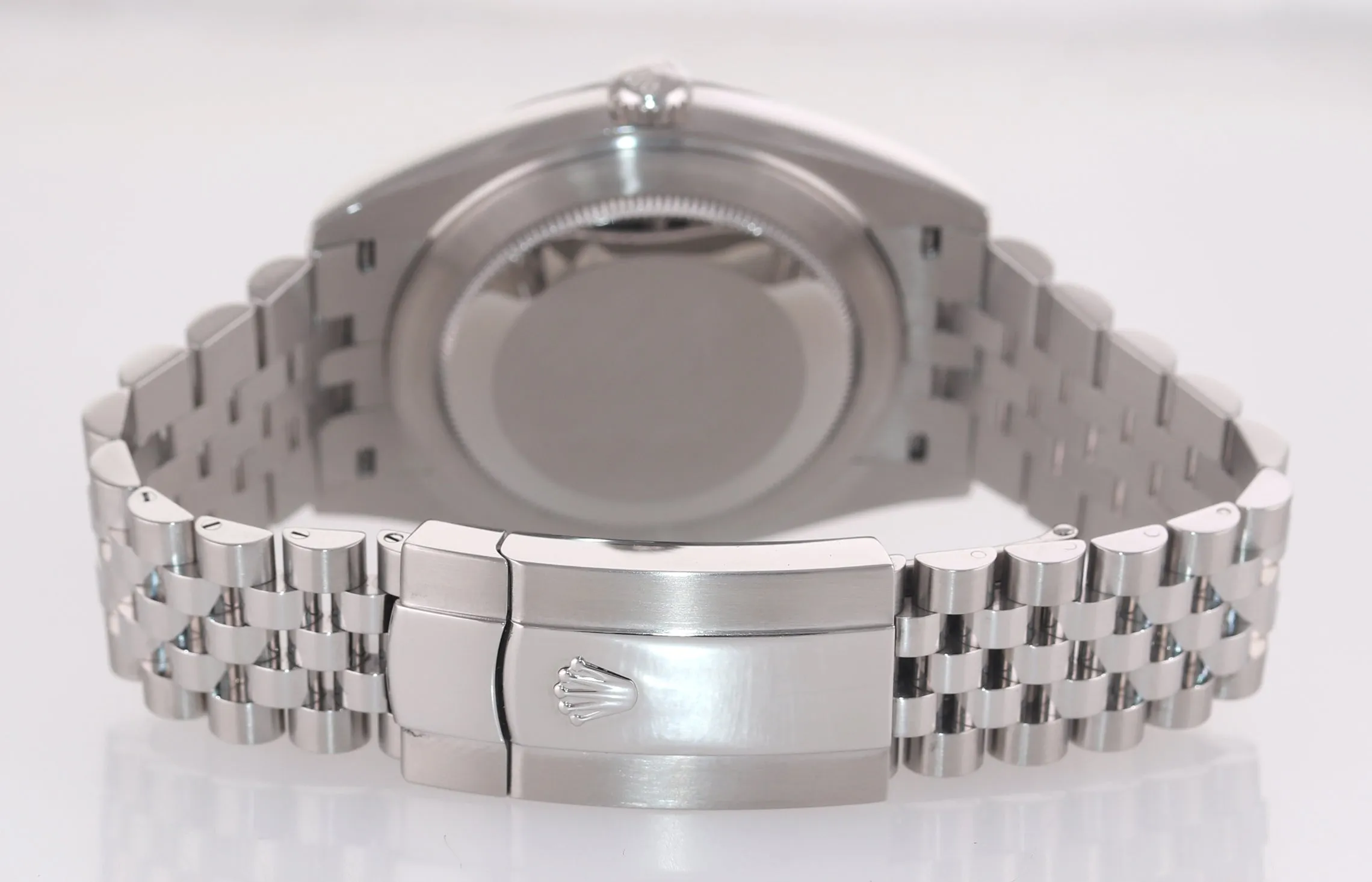2018 PAPERS Rolex DateJust 41 Steel 126300 Rhodium Grey Jubilee Band Watch Box