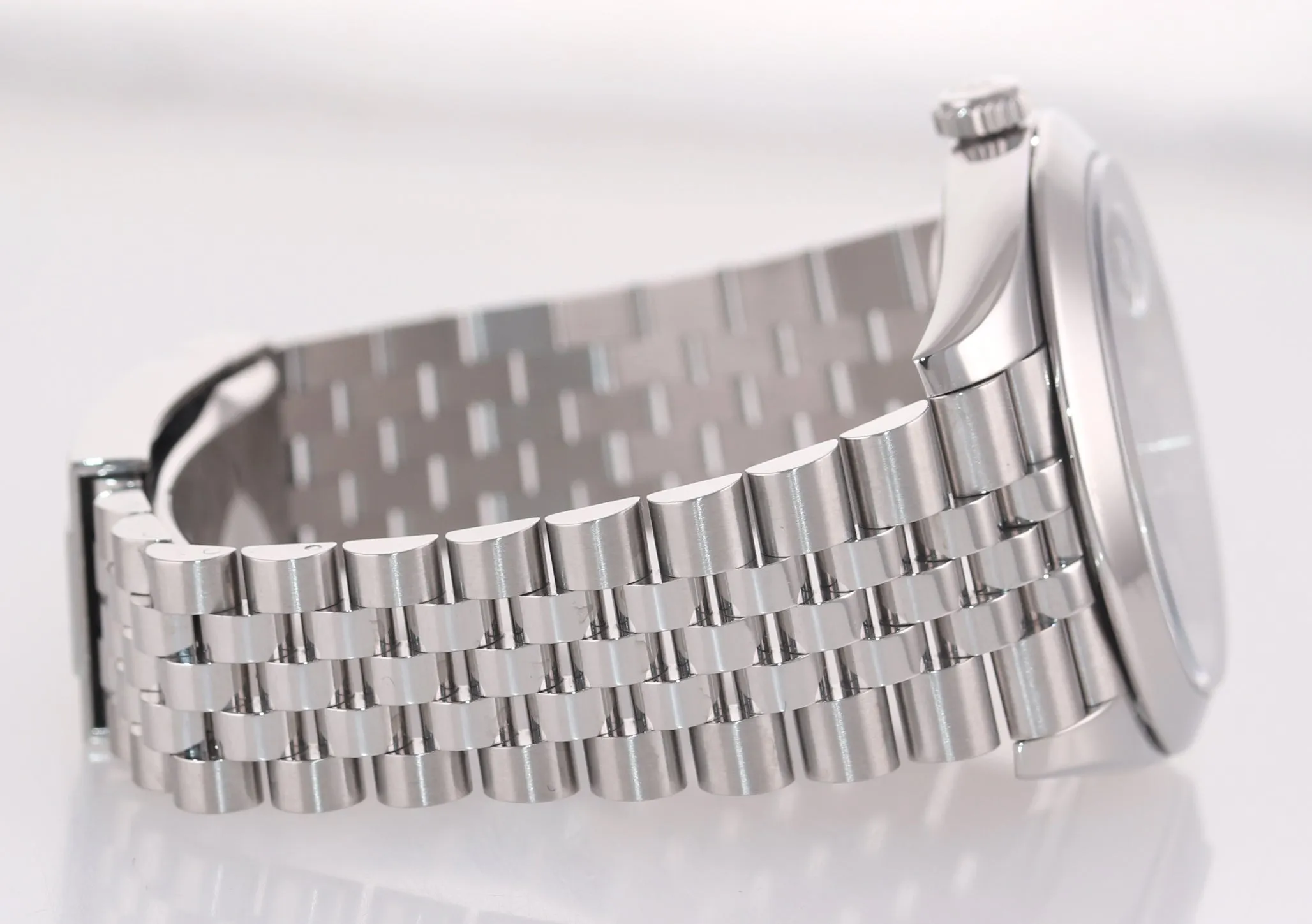 2018 PAPERS Rolex DateJust 41 Steel 126300 Rhodium Grey Jubilee Band Watch Box