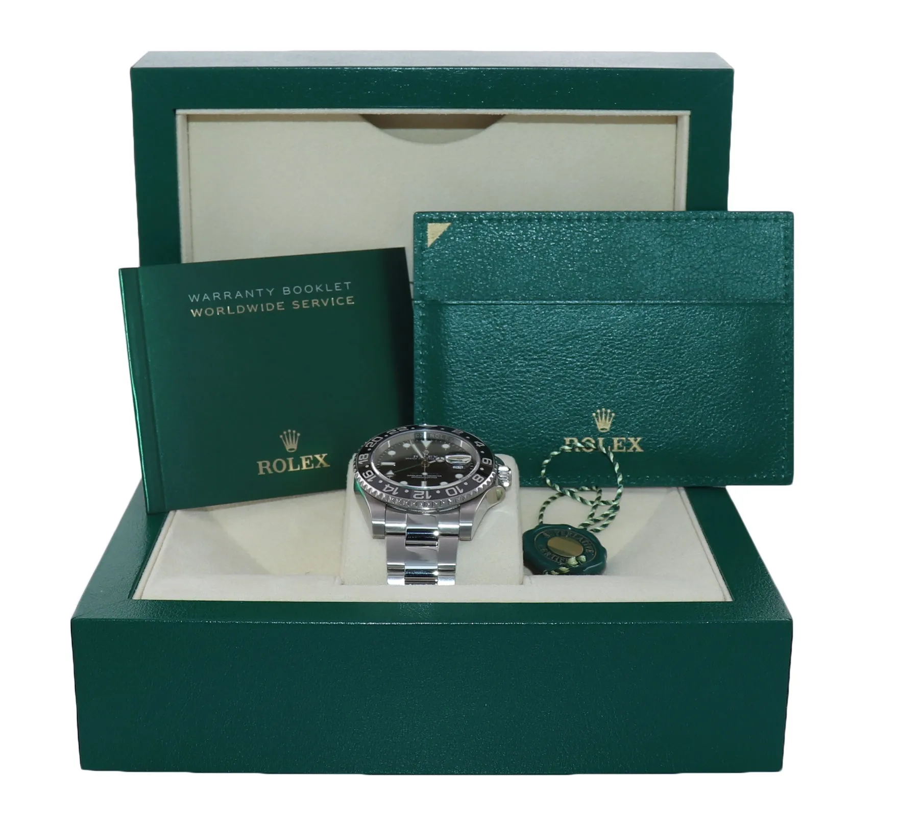 2019 DISCONTINUED Rolex GMT Master II 116710 Steel Ceramic Black Watch Box