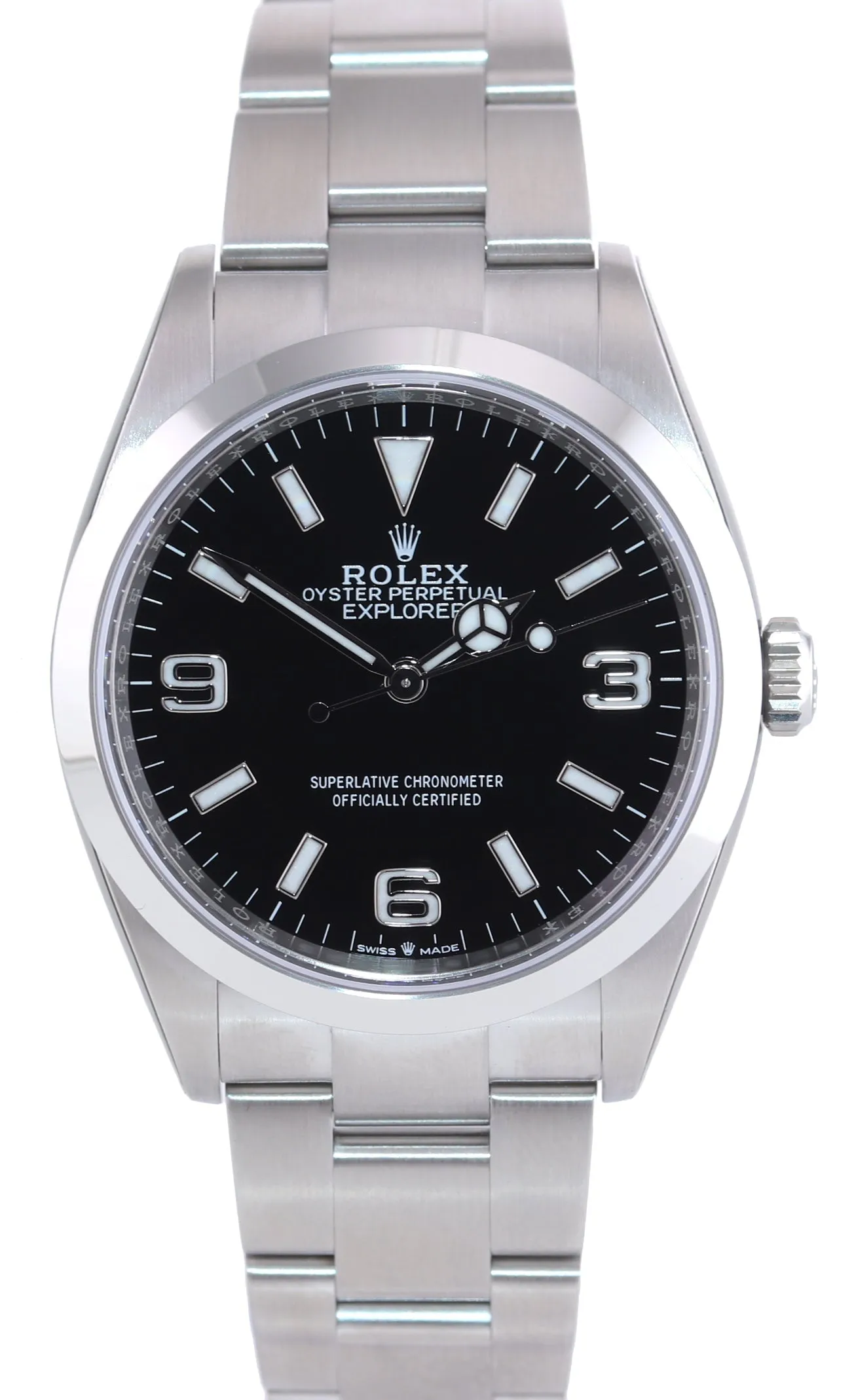 2021 PAPERS Rolex Explorer Black Oyster Steel 36mm 124270 Watch Box