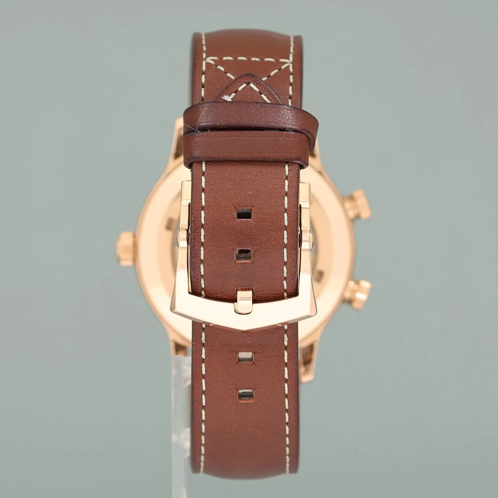 2022 PAPERS 5524R Patek Philippe Travel Time Leather Rose Gold Travel Time Watch Box