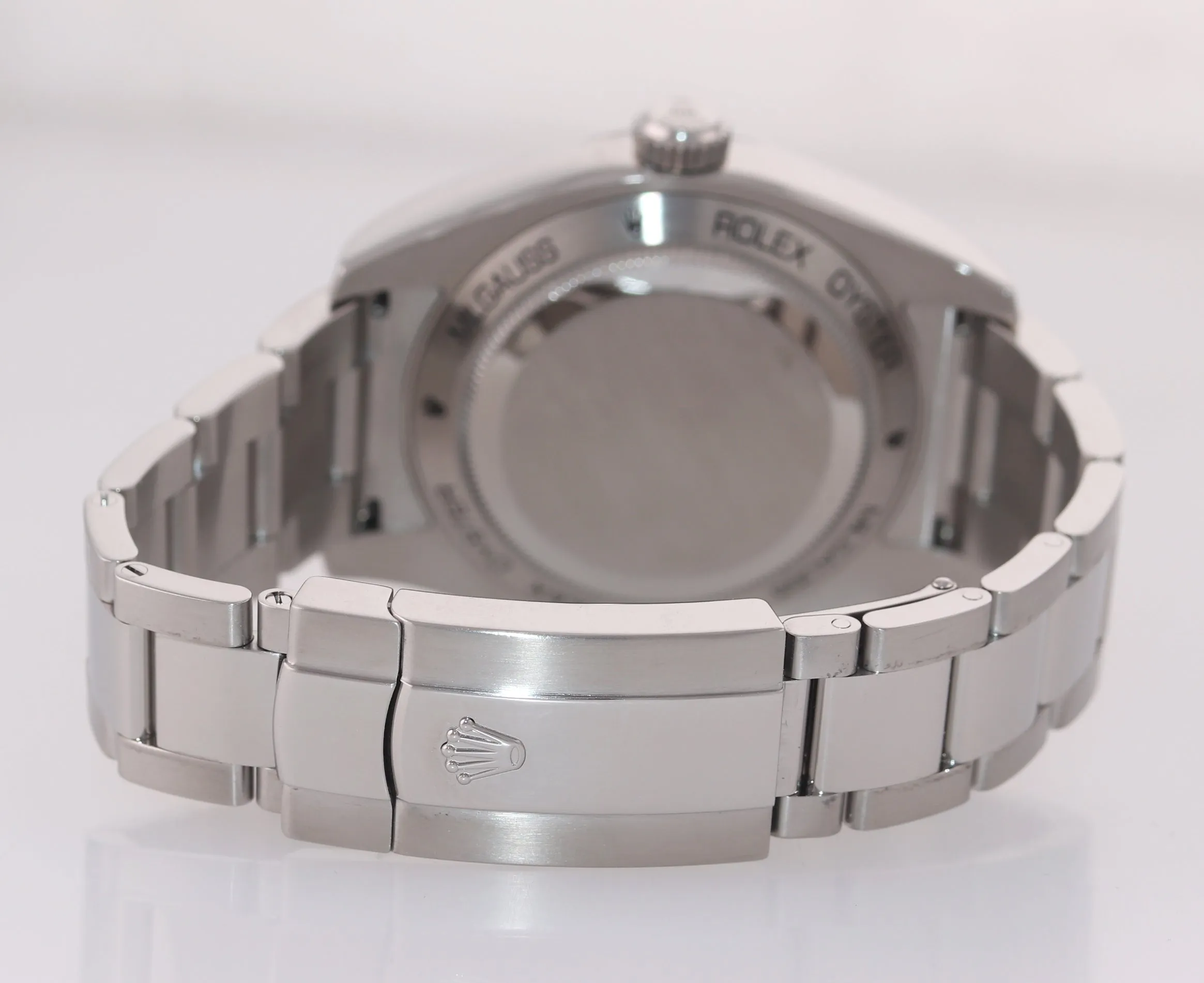 22017 MINT Rolex Milgauss 116400 White Orange 40mm Steel Anti-Magnetic Watch Box