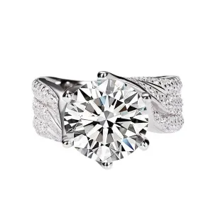 3.0ct Luxury Mossanite Wedding Band