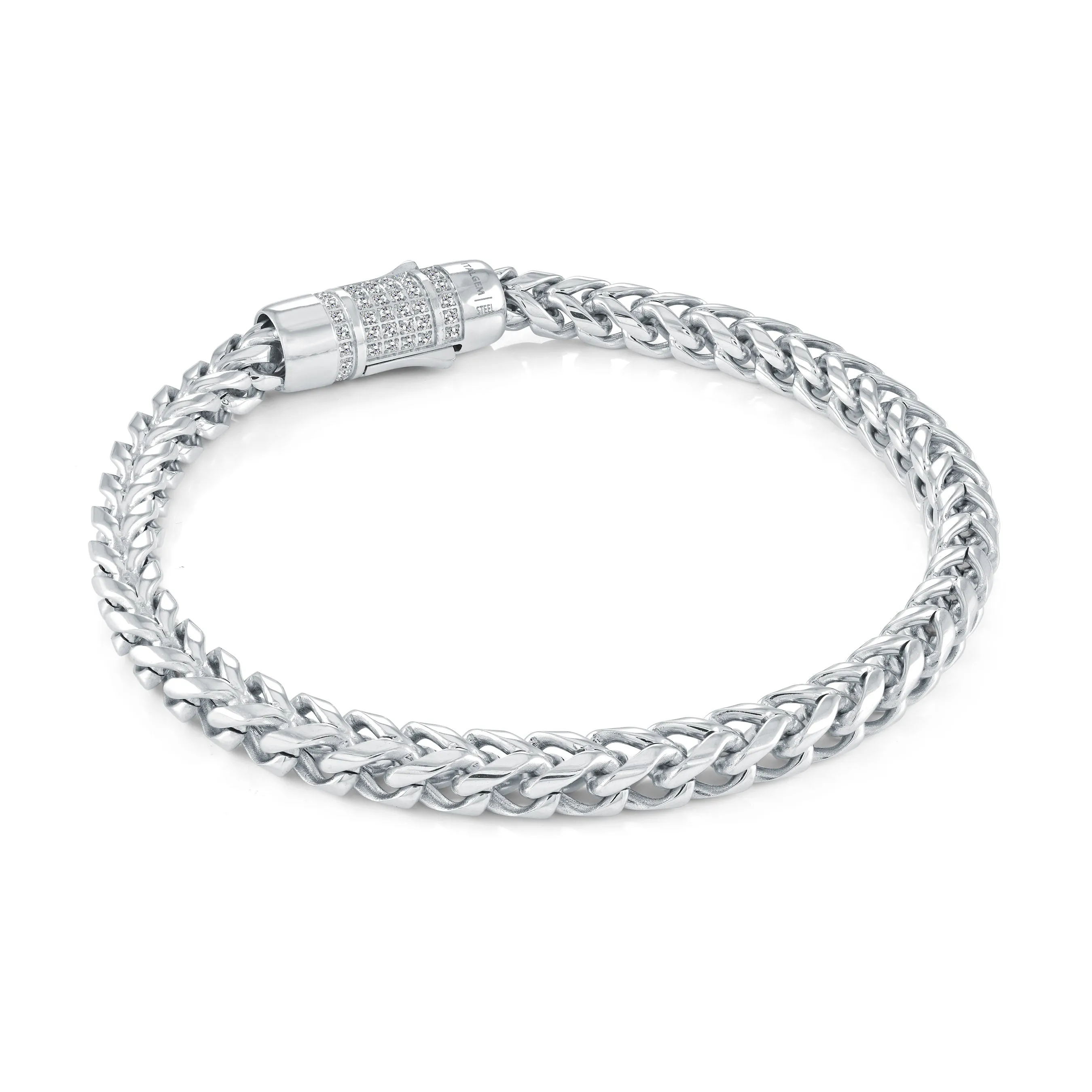 6mm Franco Studded Bracelet