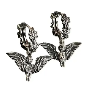 Angel Aesthetic Earrings for Y2K and Grandmacore Styles