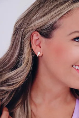 Angie Angel Earrings - Gold