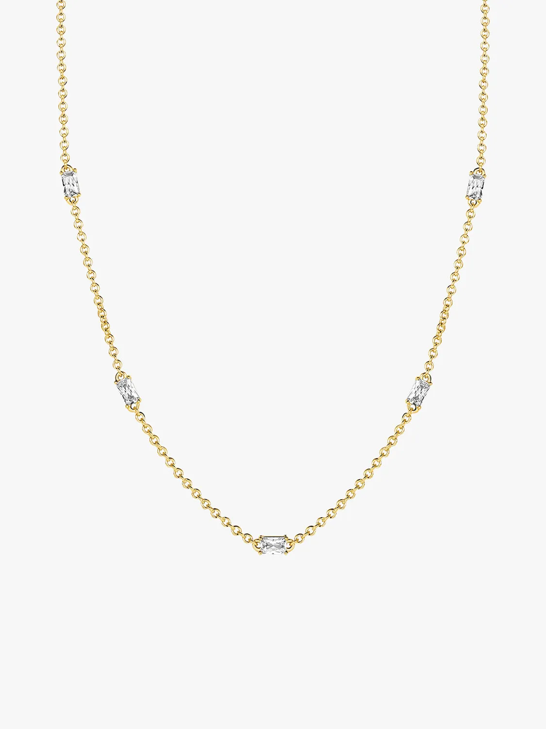 Baguette Crystal Choker