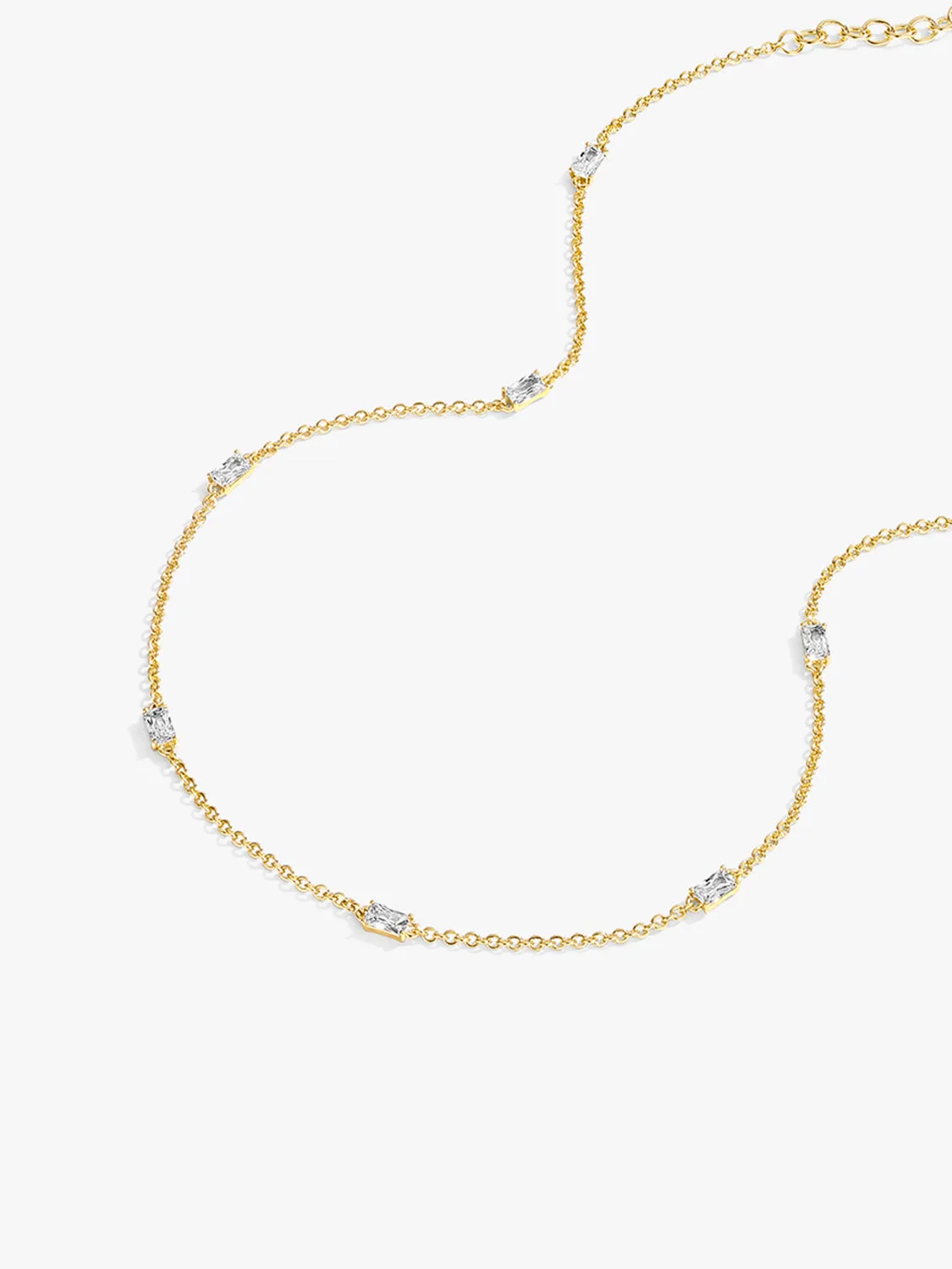 Baguette Crystal Choker