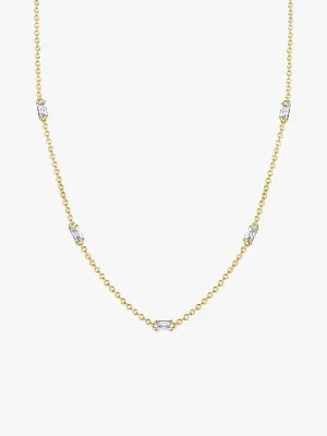 Baguette Crystal Choker