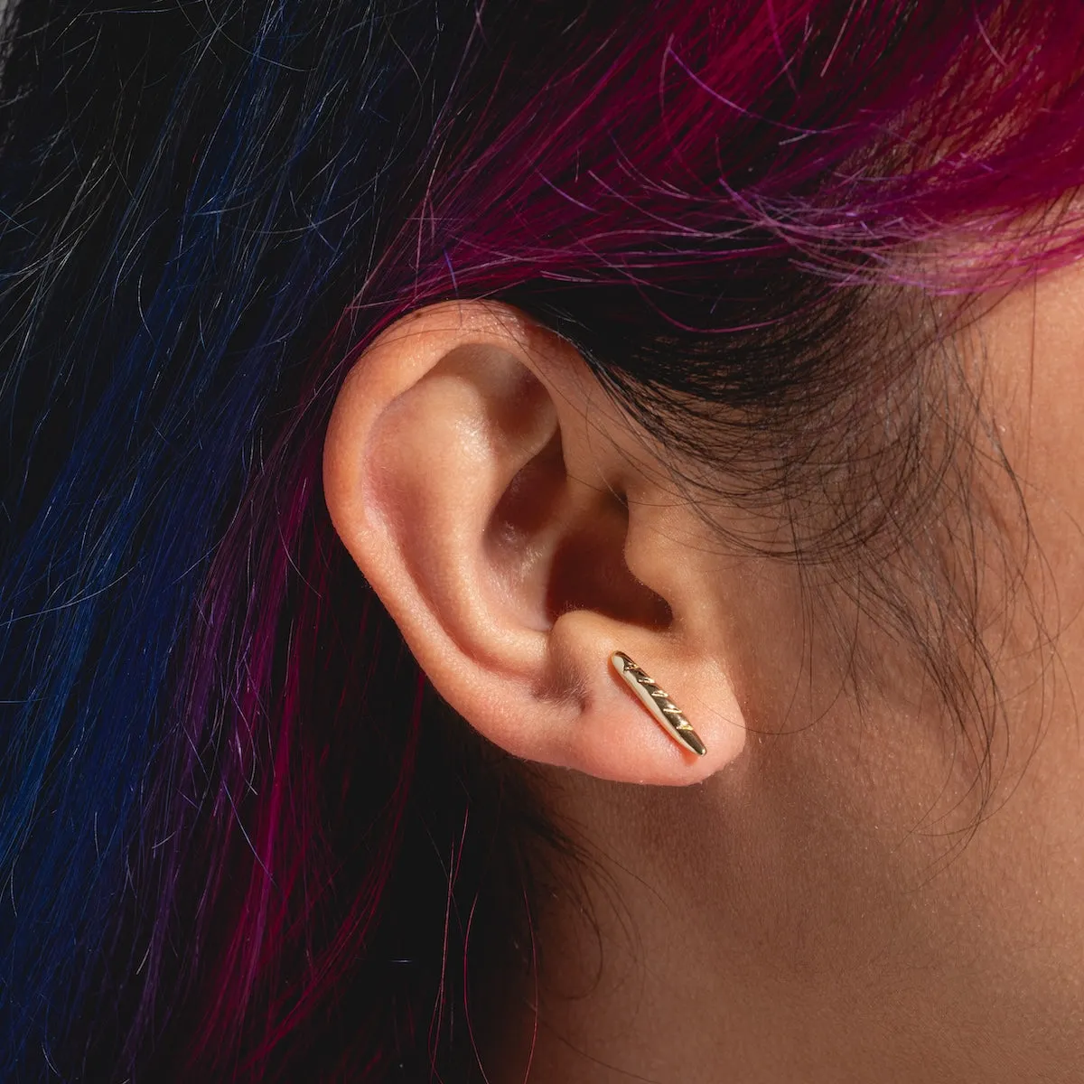 Baguette Studs