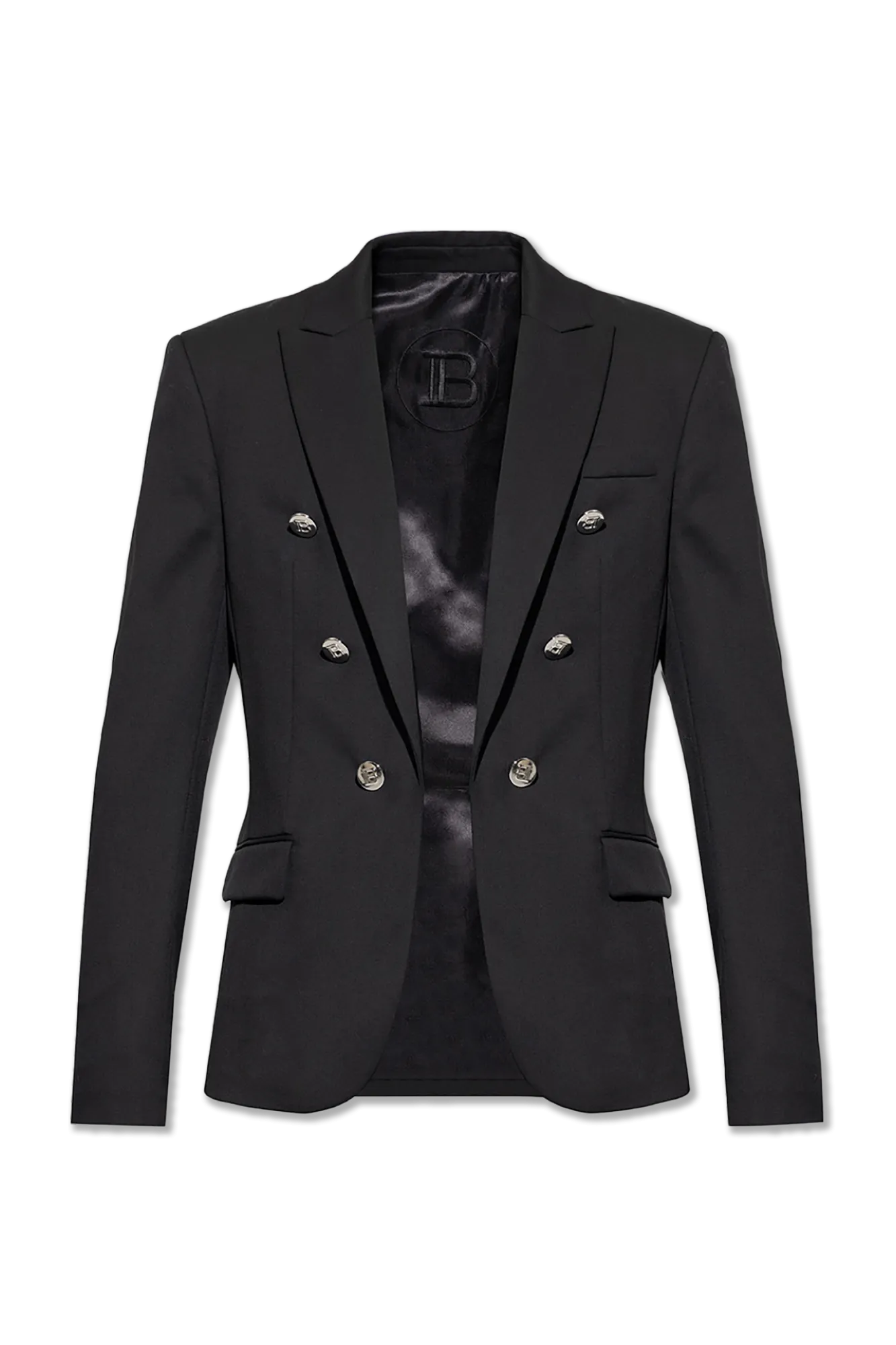 Balmain Blazer with peak lapels in BLACK - 50