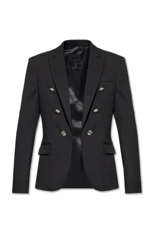 Balmain Blazer with peak lapels in BLACK - 50