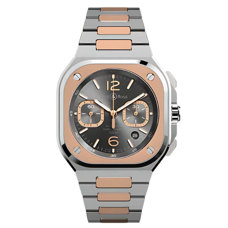 Bell & Ross BR-05 Chronograph Grey Steel & Gold - BR05C-RTH-STPG/SSG