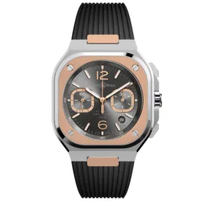 Bell & Ross BR-05 Chronograph Grey Steel & Gold - BR05C-RTH-STPG/SSG