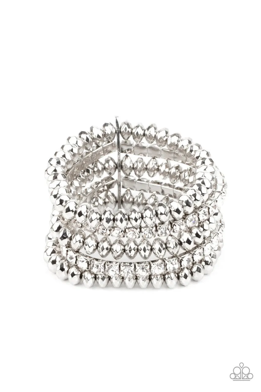 Best of LUXE White Paparazzi Bracelet