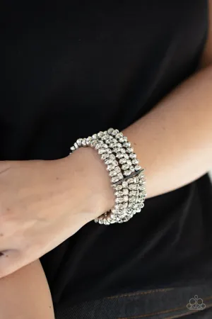 Best of LUXE White Paparazzi Bracelet