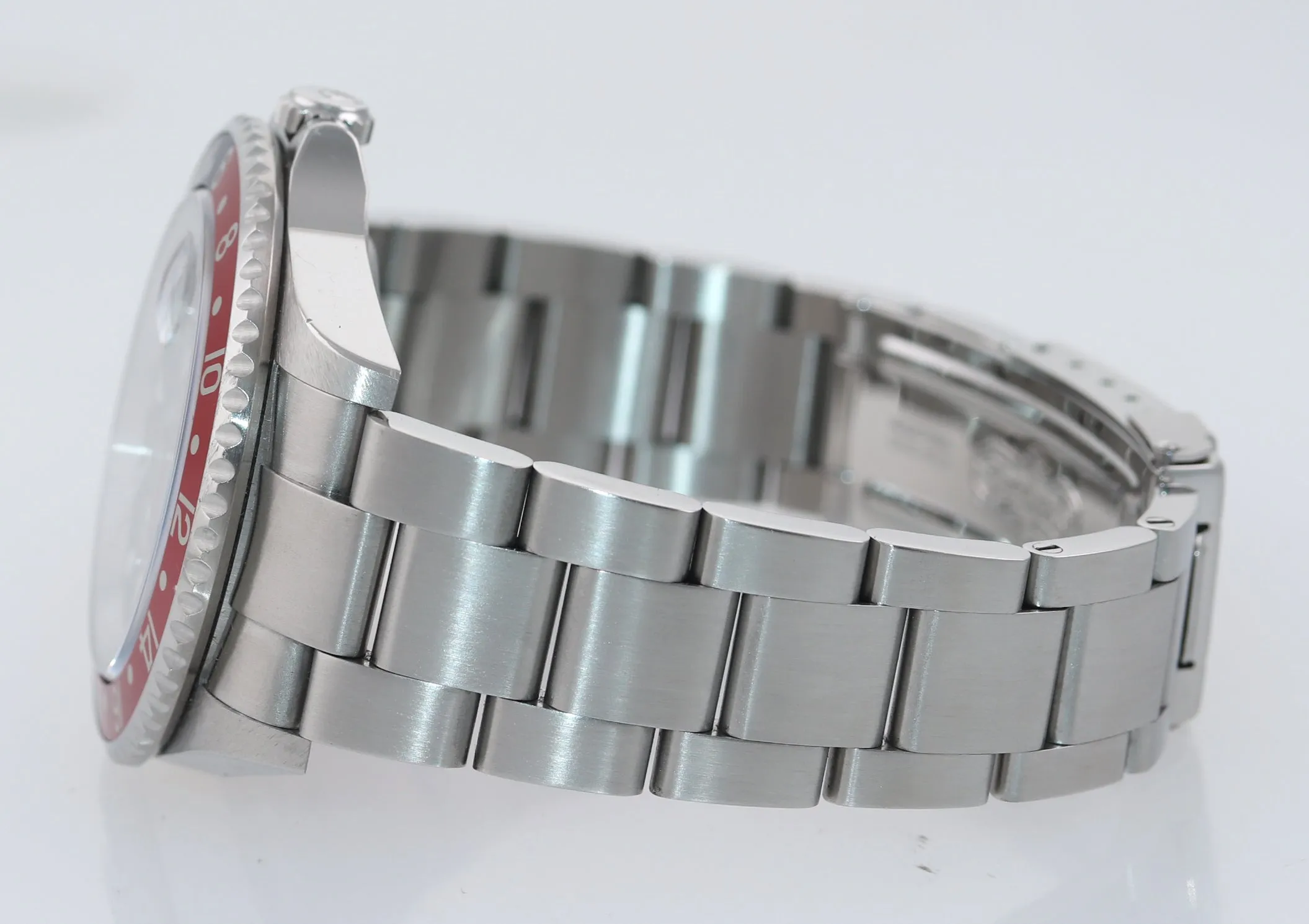 BLRO PAPERS Rolex GMT-Master 2 Pepsi Red Blue SEL Steel 16710 40mm Watch