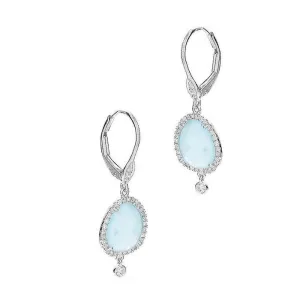 Blue Chalcedony Earrings