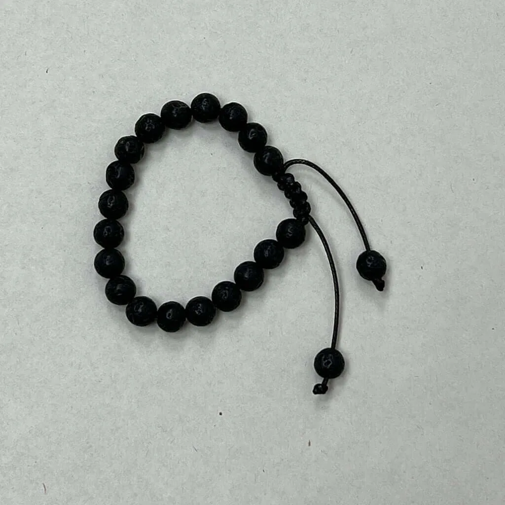 Bracelet, Lava Stone Style