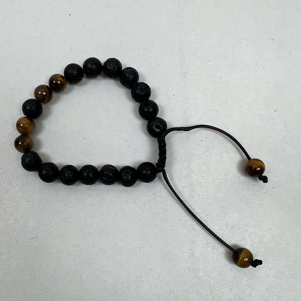 Bracelet, Lava Stone Style