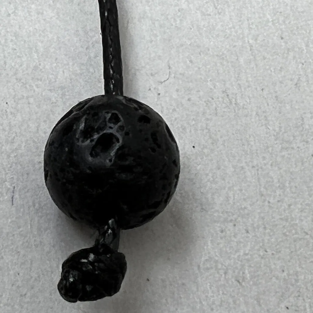 Bracelet, Lava Stone Style