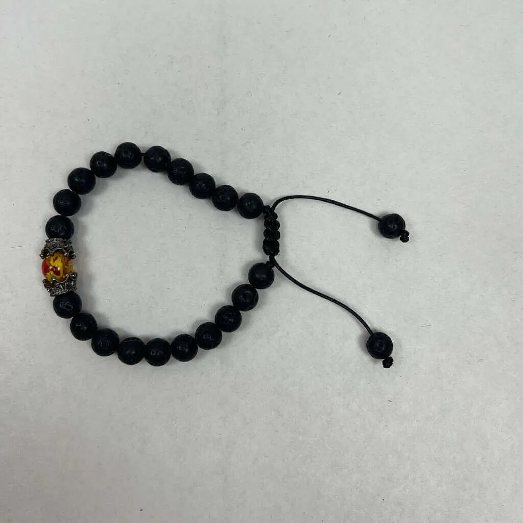 Bracelet, Lava Stone Style