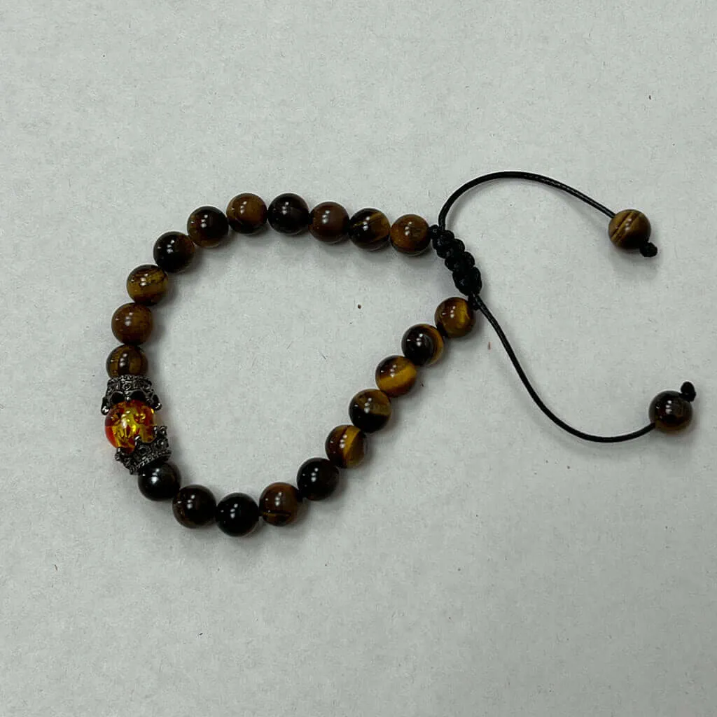 Bracelet, Lava Stone Style