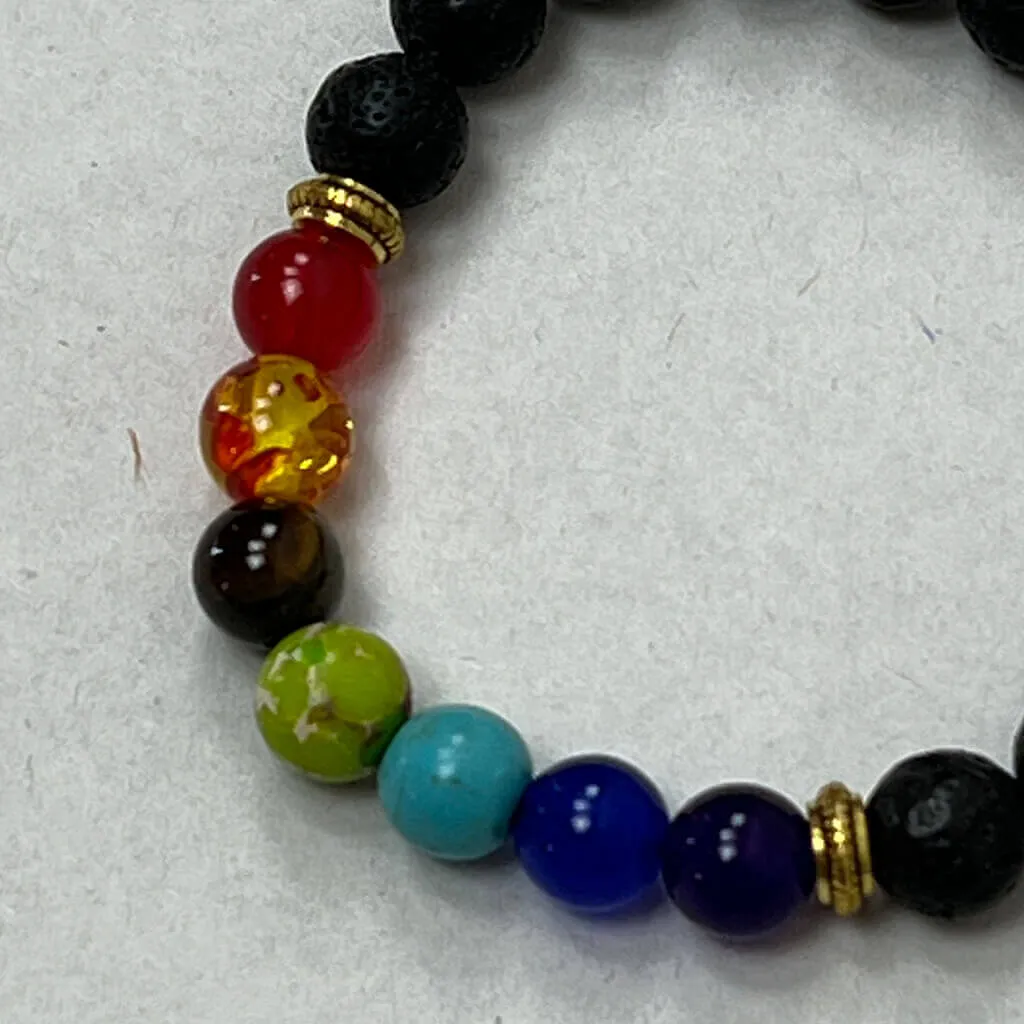 Bracelet, Lava Stone Style