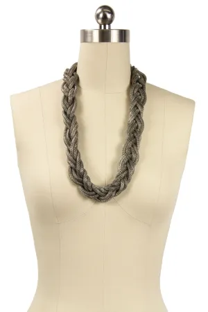 Braided Chain- Silver