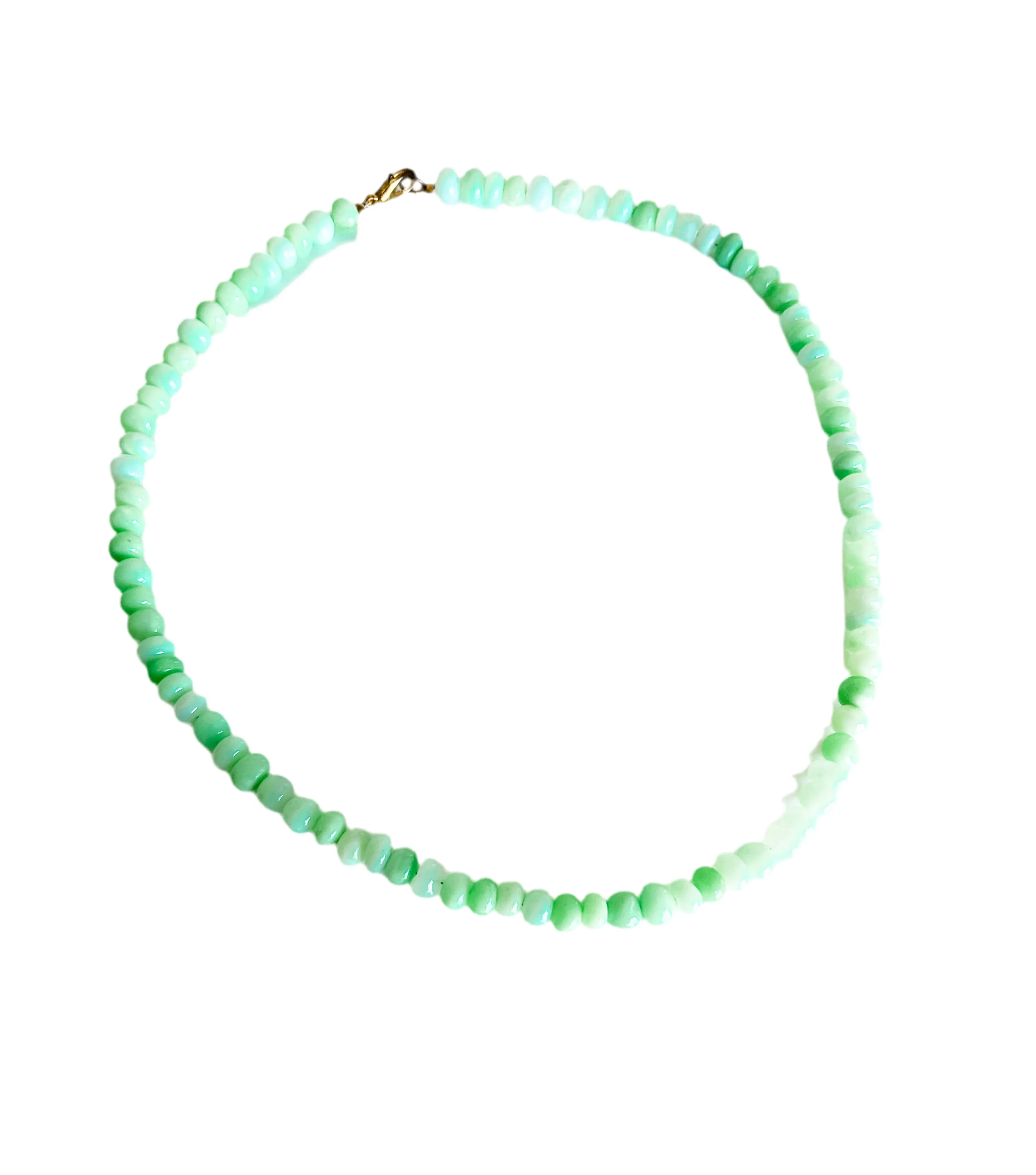 Bright green opal