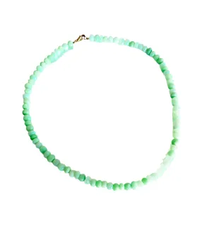 Bright green opal