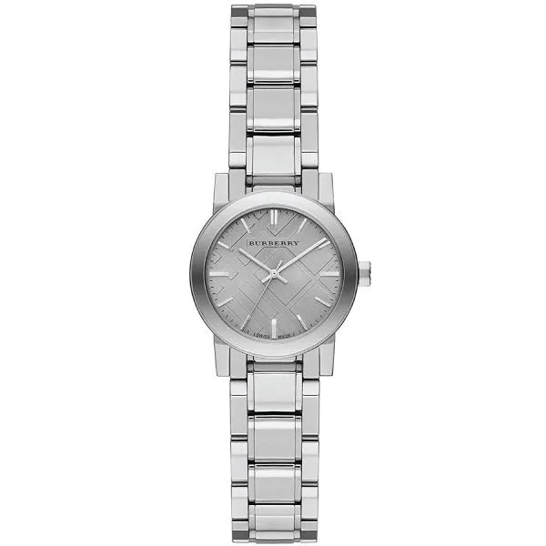 Burberry Classic Silver Stainless Steel Silver Dial Quartz Watch for Ladies - BU9230
