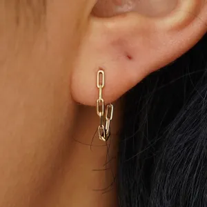 Butch Chain Loop Earring