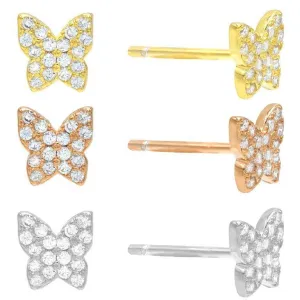 Butterfly Trio Stud Earring
