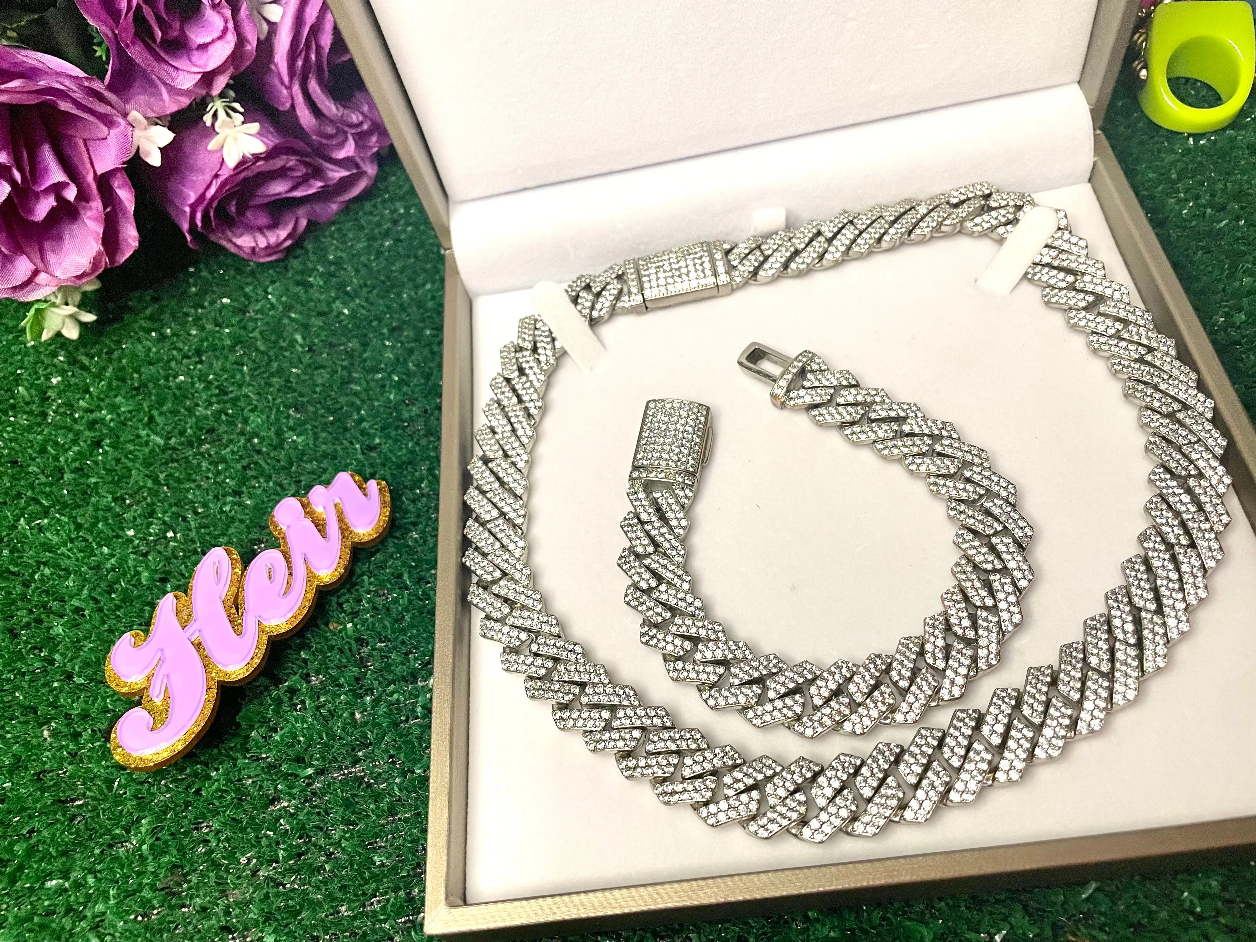 Camilla Cuban Icey Necklace   Bracelet