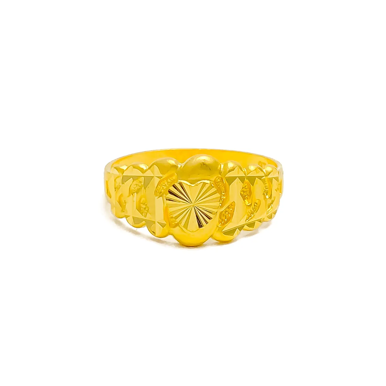 Chic Everyday 22k Gold Ring